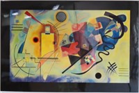 "YELLOW - RED - BLUE" BY WASSILY KANDINSKY