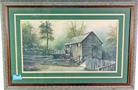 CABLE MILL BY ROBERT TINO - ARTIST SIGNED - FRAMED