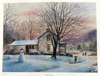 "WHITE CHRISTMAS" BY ROBERT TINO - SIGNED AND