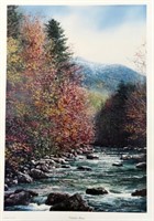 "OCTOBER SNOW" BY ROBERT TINO - SIGNED AND