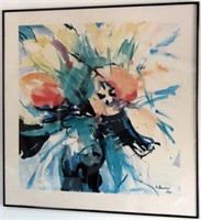 ABSTRACT ART BY MONA ARNOLD - FRAMED
