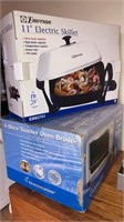 Electric skillet & toaster oven -used