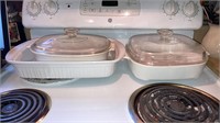 3 Corningware casseroles