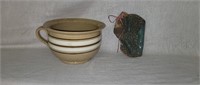Pottery Wall Hanging and Chamber Pot