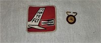 Vintage Champion Patch, Masonic Medallion