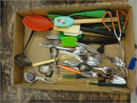 assorted kitchen utensils