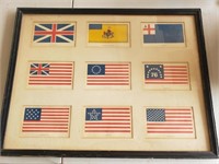 US Flag Framed Display
