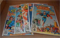 Five comic books
