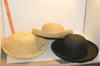 3 Straw Hats
