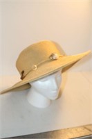 Scalla Hand Made Straw Hat With Rope Band