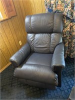 Leather recliner lazy boy