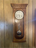 Howard Miller wind up wall clock 35 inches tall