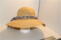 Straw Hat With Braided Band