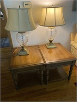 End tables and lamps