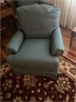 Green occasional chair