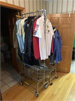 Clothing Racks and Clothes