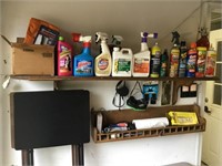 Shelf Contents and TV Trays