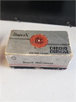 univex iris candid camera with lens f7.9 lens