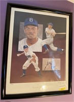 PEE WEE REESE AUTOGRAPH PICTURE
