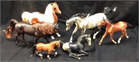 6 VINTAGE BREYER HORSES