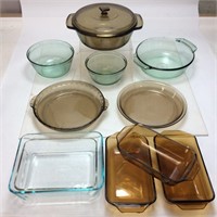 ANCHOR HOCKING & PYREX CASSEROLE DISHES & BOWLS