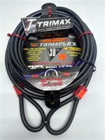 Trimax heavy duty 30’ safety cable commercial grad