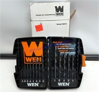 Wen 13 piece black oxide drill bit set