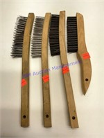 4 Wire brushes