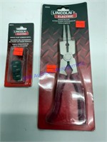 Lincoln matador mig pliers, single flint striker r