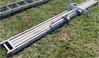 Louisville Aluminum platform plank,with 2 brackets