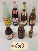 7 Vintage Bottles Some w/Original Contents