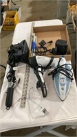 Curling iron, hair dryer, iron, VR headpiece