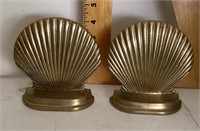 Brass shell bookends