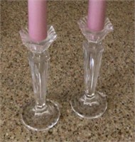 Pair of Waterford candlesticks
