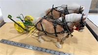Vintage Horse Drawn Mower Toy