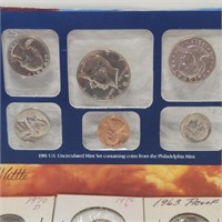 Assorted Collectible US Coins Uncirulated/Proofs