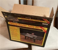 Deluxe router table in box