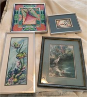 Collection of framed art