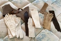 Collection of ladies' gloves and spats