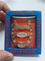 Good Luck Horse Shoe Paper Weight- Chincoteague