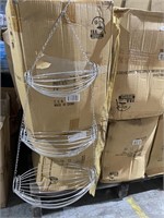 120 FBA Imports Chrome 3 Tier Oval Chain Baskets