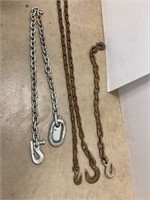 3 assorted chains.