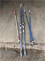 Vintage Winter Sports Goods, Skis, Curling, + -FL