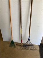 Three rakes