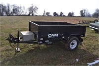 2015 Cam Superline single axle 8' dump trailer, VI