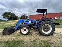 2004 New Holland TN70A tractor - 32LC loader w/ 7