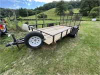 Utility trailer - 78"x 144" w/ ramp & spare tire
