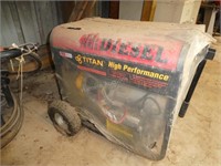 Titan diesel 7500w generator - appears unused but