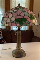 Handmade table lamp 14"