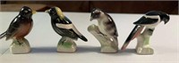 Vintage ceramic birds # 1,3,7,8.